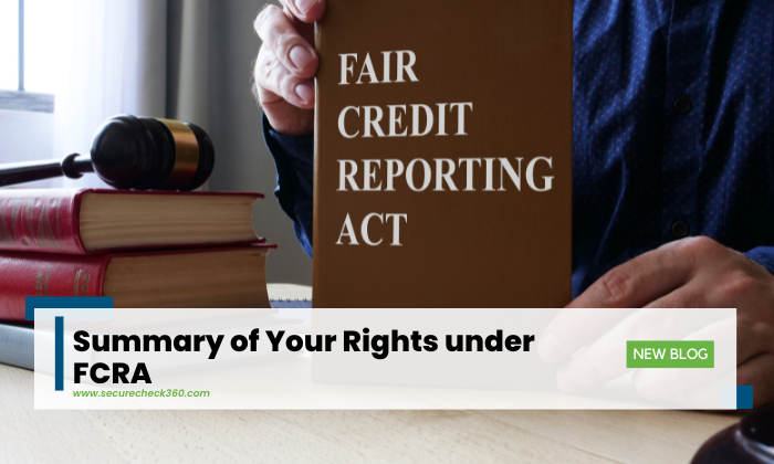 Rights under FCRA| Securecheck
