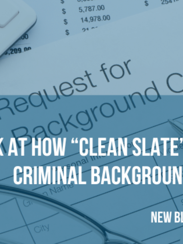 Clean Slate background checks Blog Image